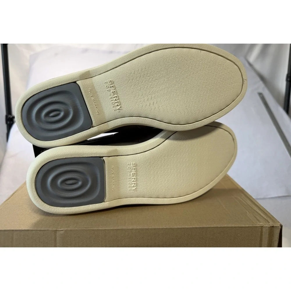 Sperry A/O Plushwave 2.0 Grey Boat Shoe Womens 10 Nautical Beach